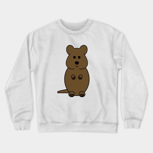 Cute Quokka Crewneck Sweatshirt by LunaMay